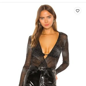 Black Shimmery Women Top by Superdown
